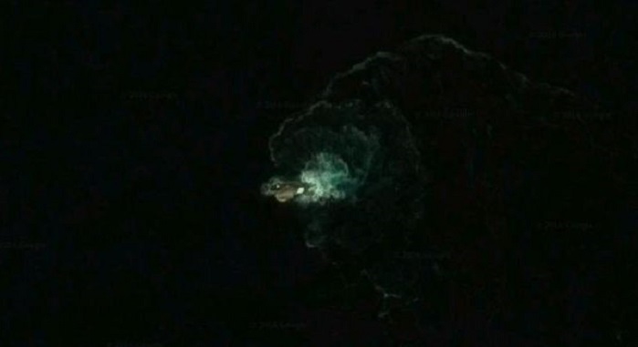 `Sea monster` spotted on Google Earth